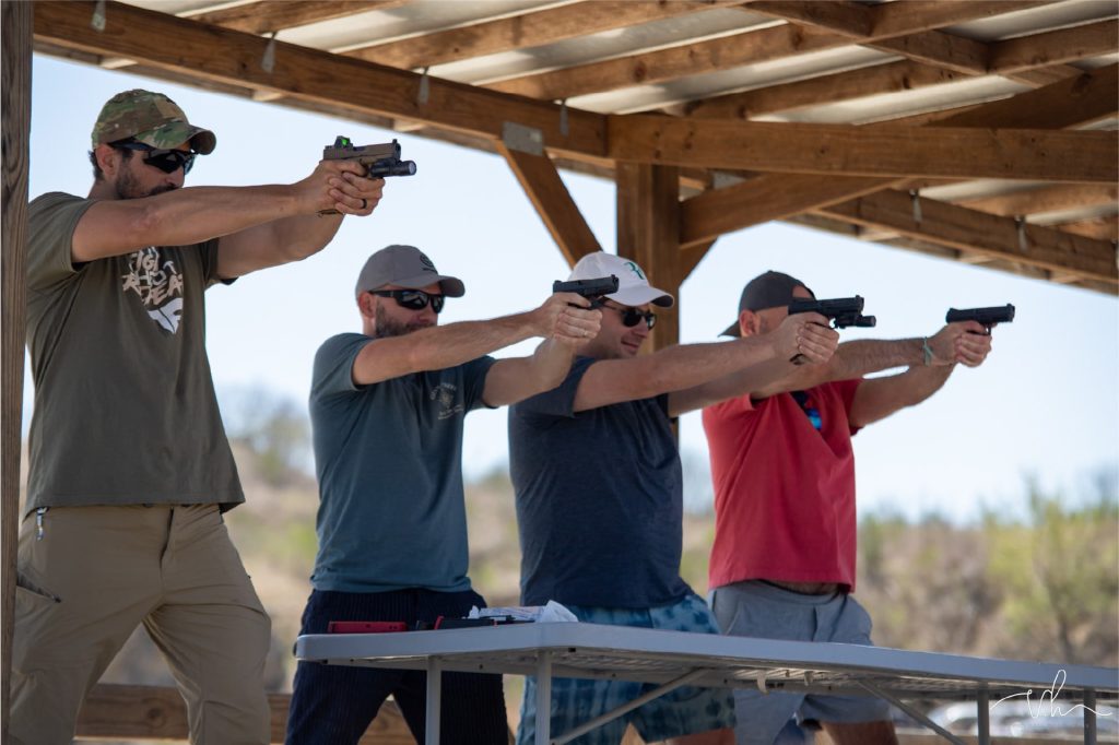 firing range handgun training