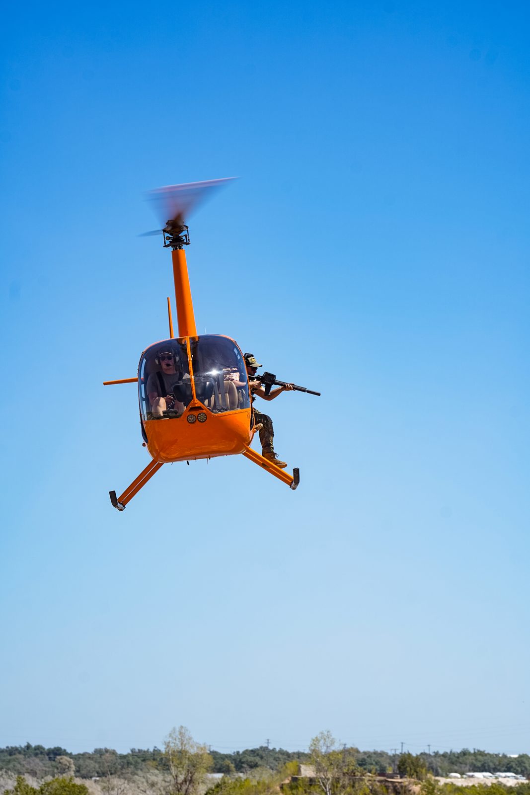 Bachelor party helicopter shooting Austin