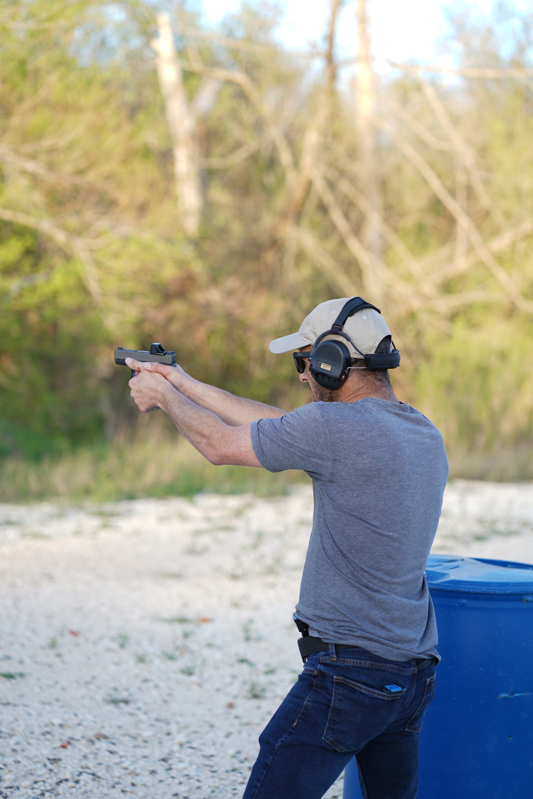 Running a red-dot pistol on the private range